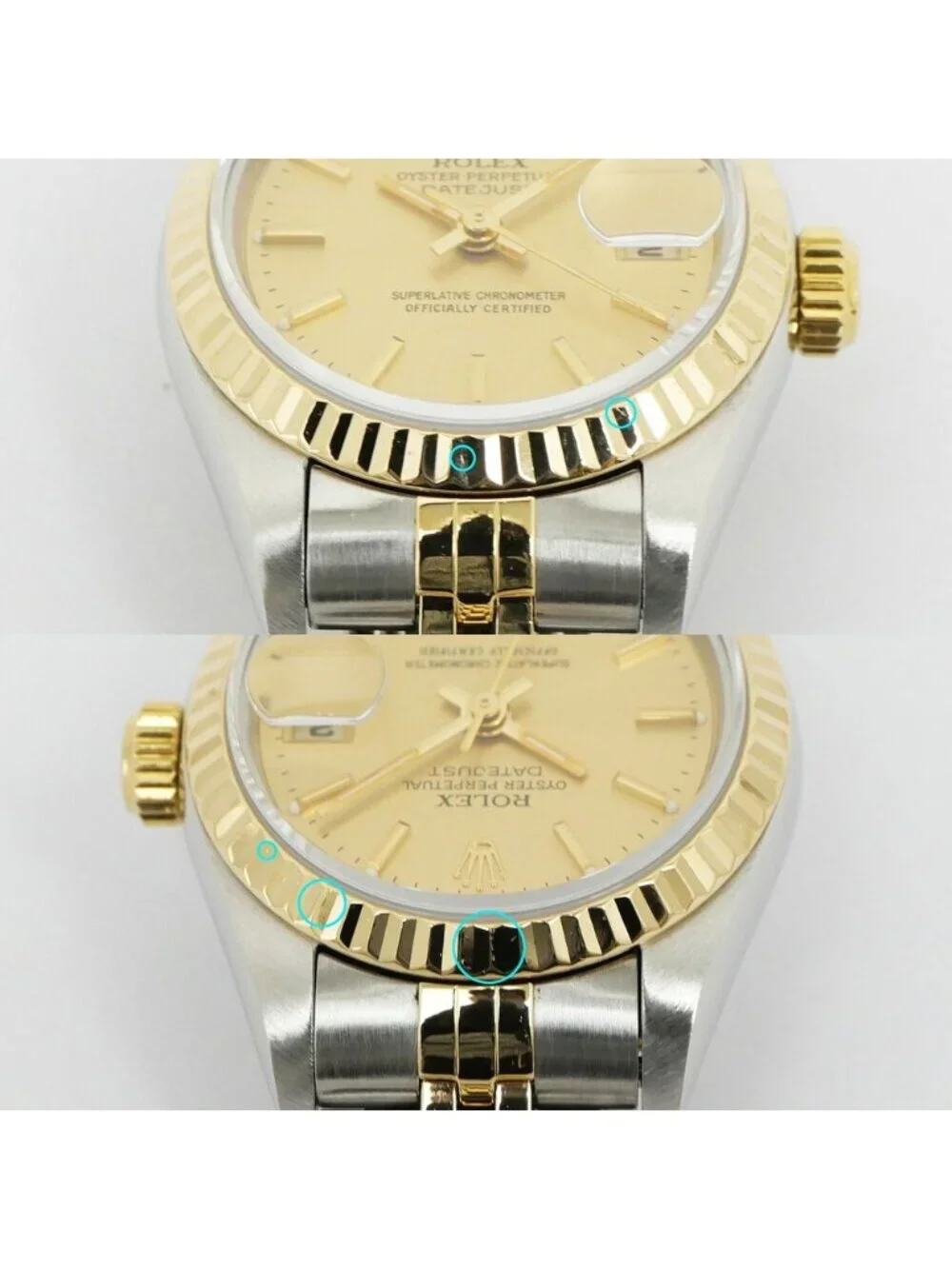 Rolex Datejust Champagne Dial No YG SS Watch Automatic Winding OH Polished